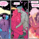 Krylos, Scotiar, and Dahvlan being seduced by forest spirits.